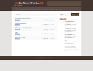 jobs.scottcountychamber.com screenshot
