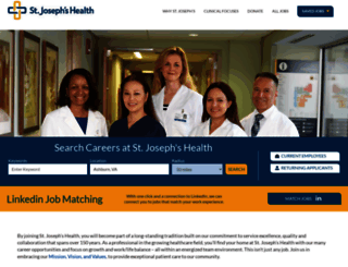 jobs.stjosephshealth.org screenshot