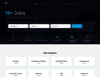 jobs.taxguru.in screenshot
