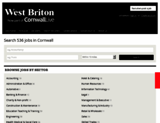 jobs.thisiscornwall.co.uk screenshot