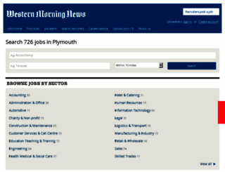 jobs.thisisdevon.co.uk screenshot