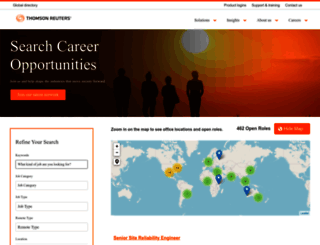 jobs.thomsonreuters.com screenshot