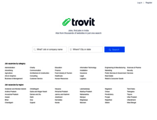 jobs.trovit.co.in screenshot
