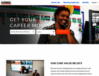 jobs.uhaul.com screenshot