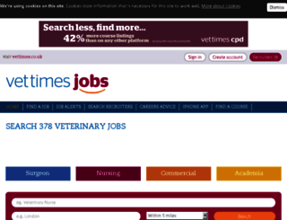 jobs.vettimes.co.uk screenshot