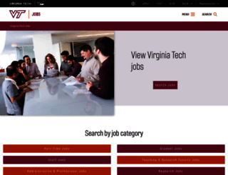 jobs.vt.edu screenshot