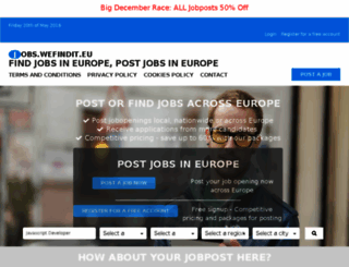 jobs.wefindit.eu screenshot