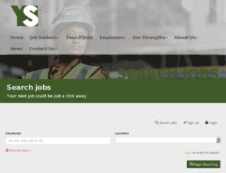 jobs.yscompanies.com screenshot