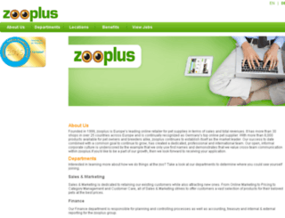 jobs.zooplus.com screenshot