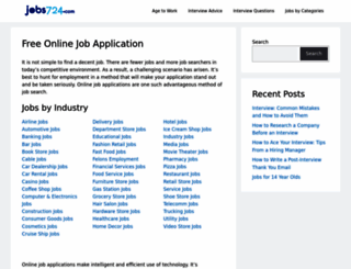 jobs724.com screenshot