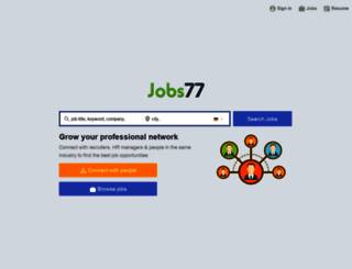 jobs77.de screenshot