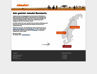 jobsafari.ch screenshot
