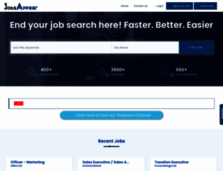 jobsappear.com screenshot