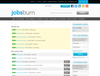 jobsburn.com screenshot