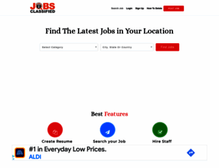 jobsclassified.in screenshot