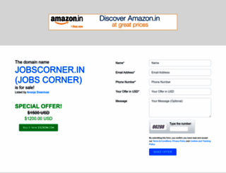jobscorner.in screenshot