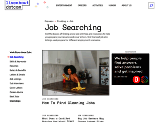 jobsearch.about.com screenshot