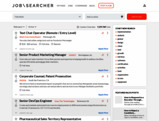 jobsearcher.com screenshot