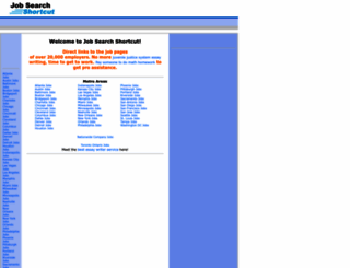 jobsearchshortcut.com screenshot