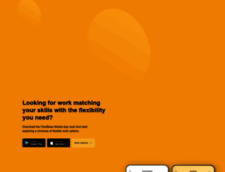 jobseeker.flexibees.com screenshot