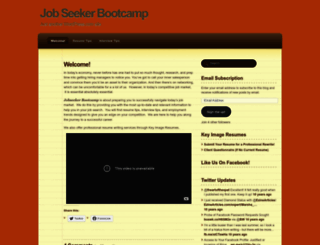 jobseekerbootcamp.wordpress.com screenshot