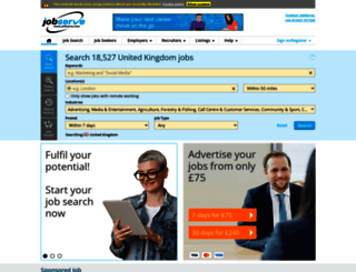 jobserve.co.uk screenshot