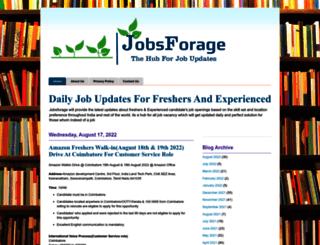 jobsforage.com screenshot