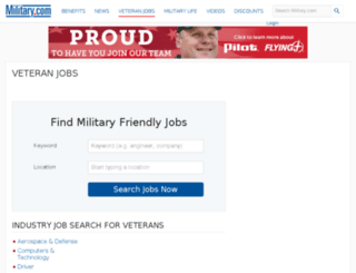 jobsforveterans.military.com screenshot