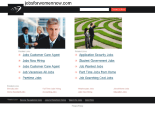 jobsforwomennow.com screenshot