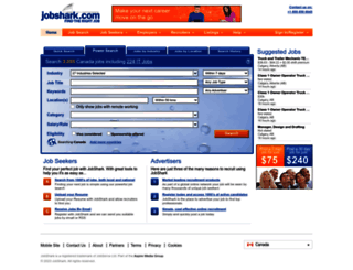 jobshark.com screenshot