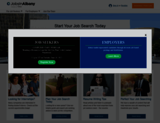 jobsinalbany.com screenshot