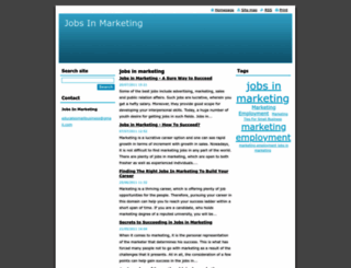 jobsinmarketing.webnode.com screenshot