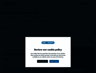 jobsinmunich.com screenshot