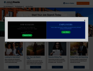 jobsinpeoria.com screenshot