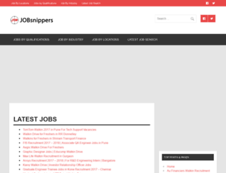 jobsnippers.com screenshot