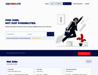 jobsomega.com screenshot