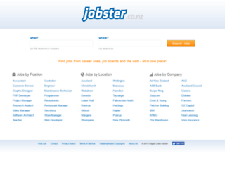 jobster.co.nz screenshot