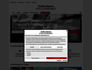 jobsuche-eltern.fazjob.net screenshot