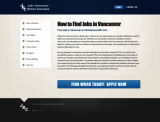 jobsvancouverbc.com screenshot