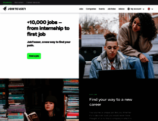 jobteaser.com screenshot