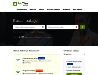 jobtime.com.ar screenshot