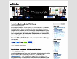 jobtimise.co.uk screenshot