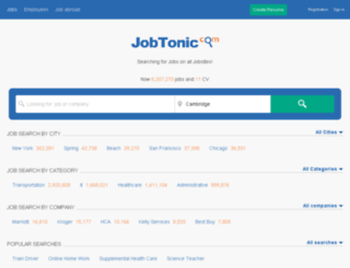 jobtonic.com screenshot
