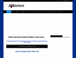 jobvows.com screenshot