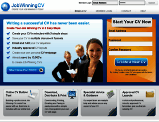 jobwinningcv.co.uk screenshot