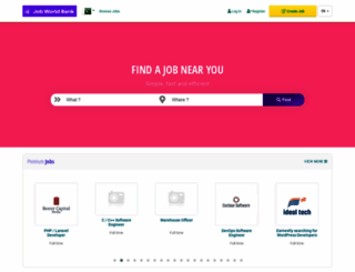 jobworldbank.com screenshot
