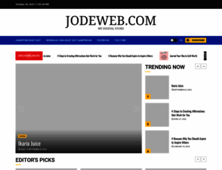 jodeweb.com screenshot