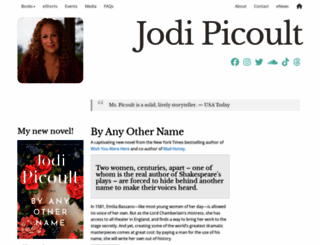 jodipicoult.com screenshot