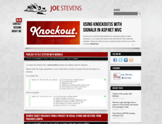 joe-stevens.com screenshot