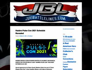 joebattlelines.com screenshot